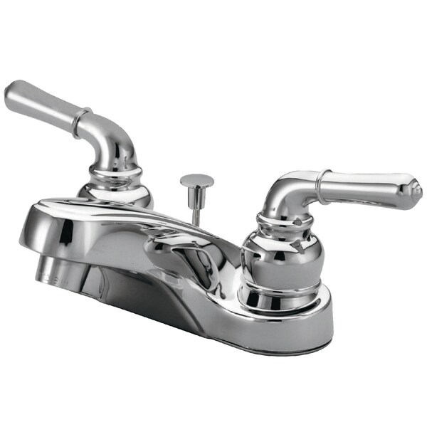 4" Centerset Bathroom Faucet, Polished Chrome